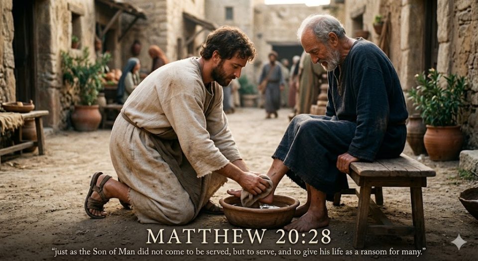 Jesus came to serve and not to be served.